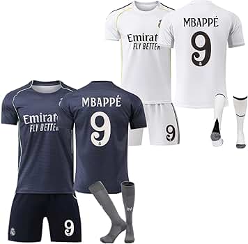 レアル・マドリード MBAPPÉ 9番 ユニフォーム 24-25 レアルマドリード No.9 エムバペ】レプリカユニフォーム
